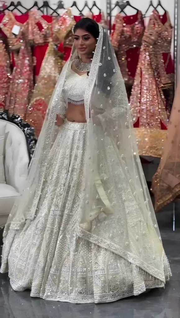 The Ivory Moonstone Bridal Lehenga_575