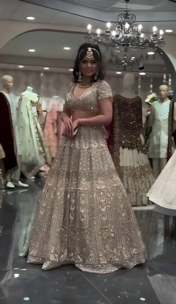 The Skin Lilac Dream Lehenga_582