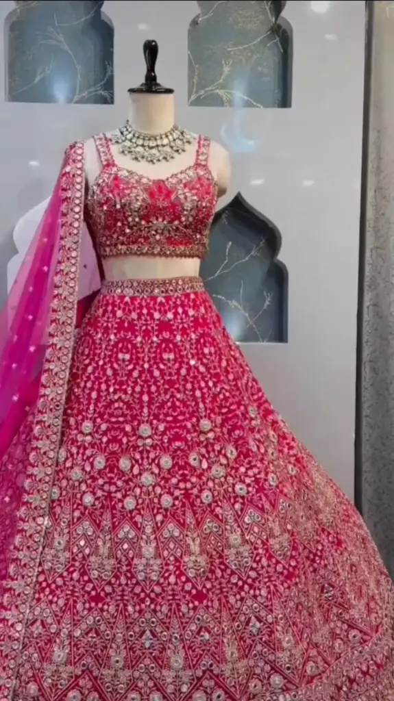 Pink Blush Crop Top For Wedding_604