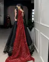 Black Chaniya Choli with Mirror Work Dupatta_182