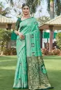 [210]  Banarasi Silk Saree with Zari Work_210