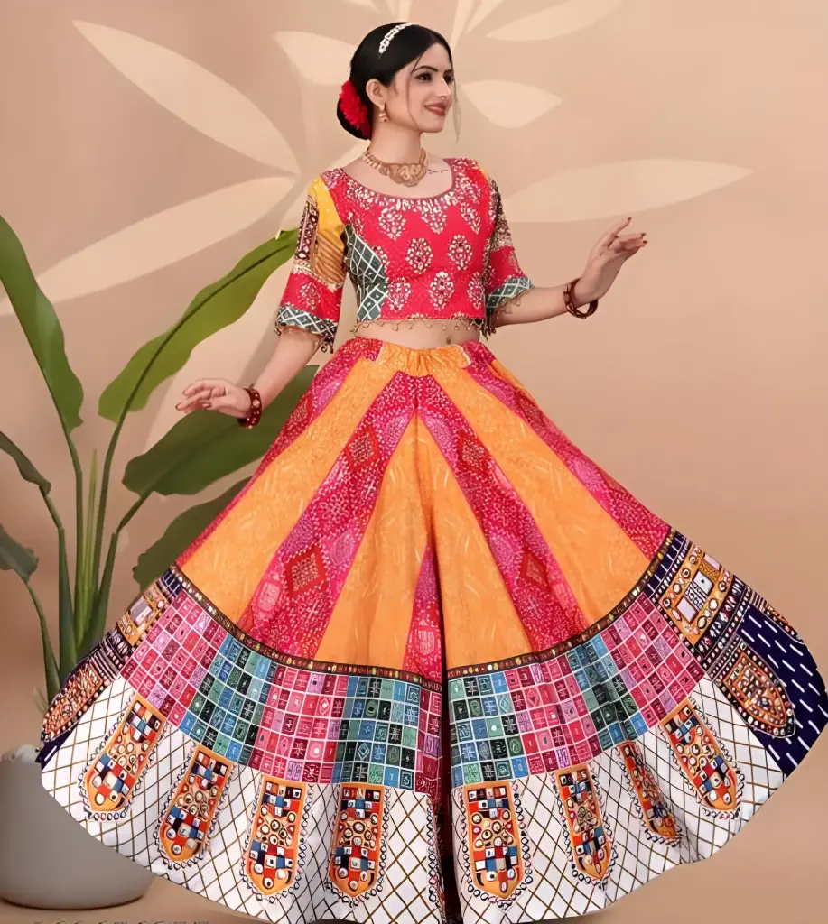 Vibrant Bandhani Chaniya Choli