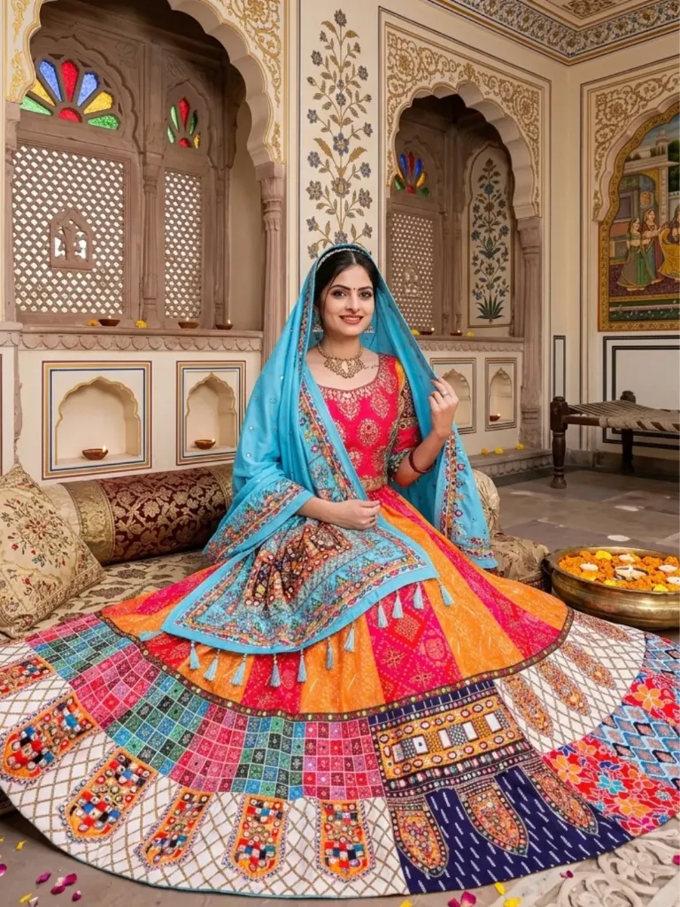 [302] Vibrant Bandhani Chaniya Choli_302
