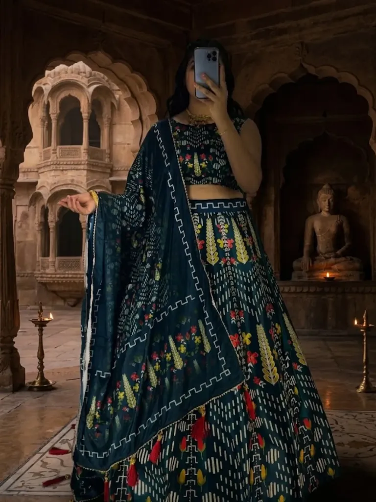 [318] Peacock Dream Lehenga Choli_318