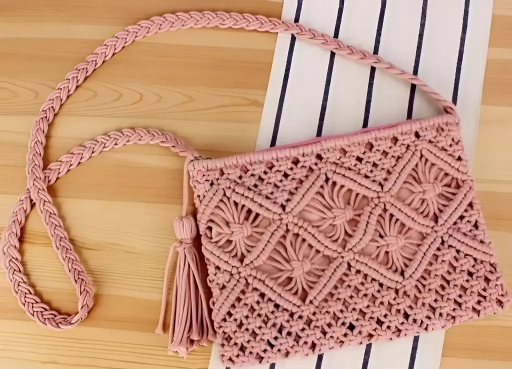Ethnic Rope Art Sling Bag_324