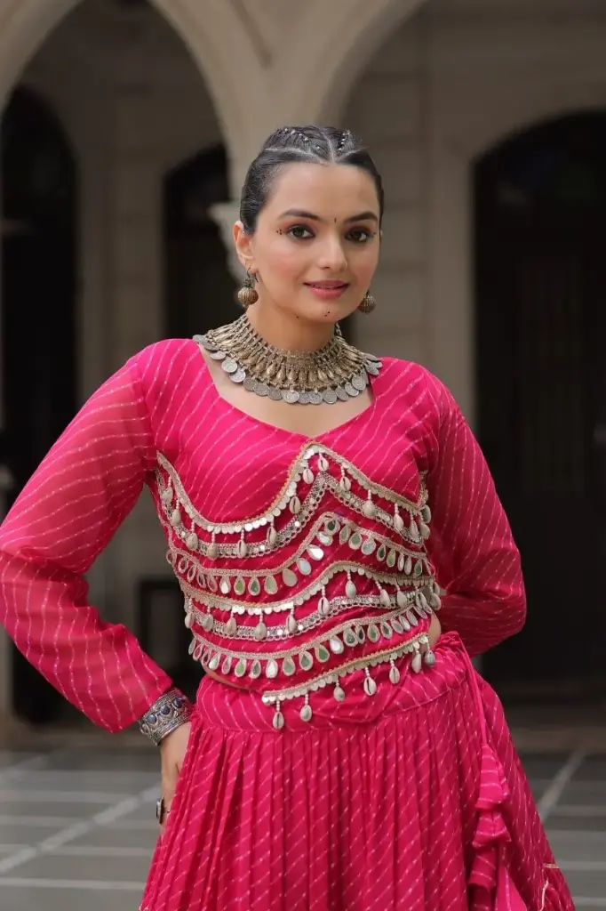 The Bandhani Fiesta Gown_RASRANGINI_344