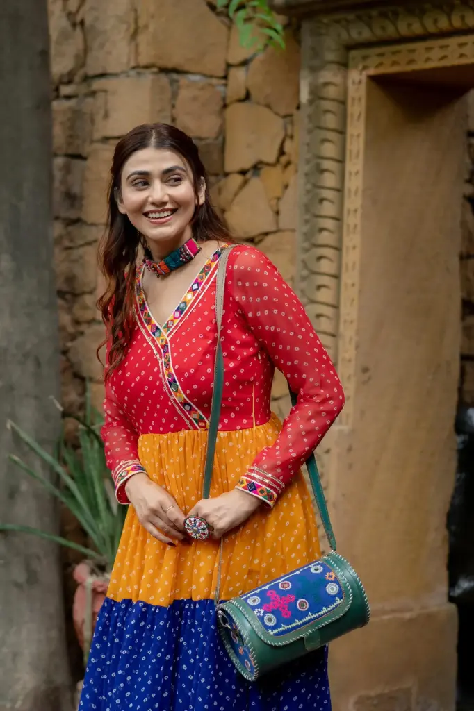  The Festive Georgette Chiffon Dress_RASRANGINI_354