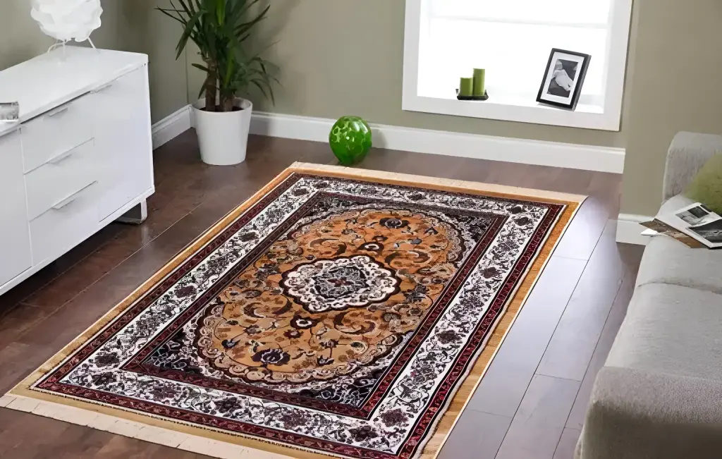 Traditional Floral Oriental Carpet_385
