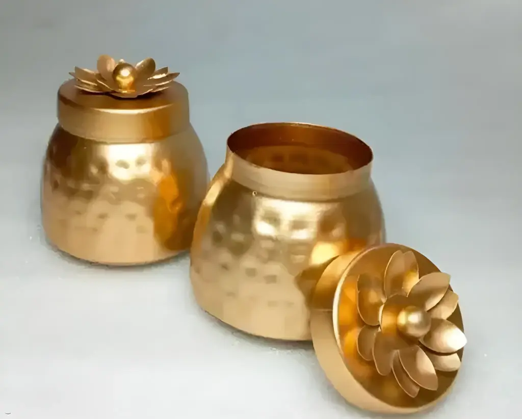 Dry fruit Gold Jar_439