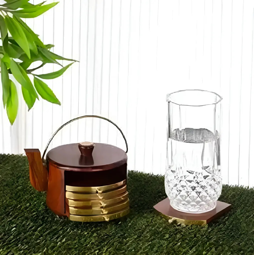 Kettle Shape Coasters Pack of 6_445