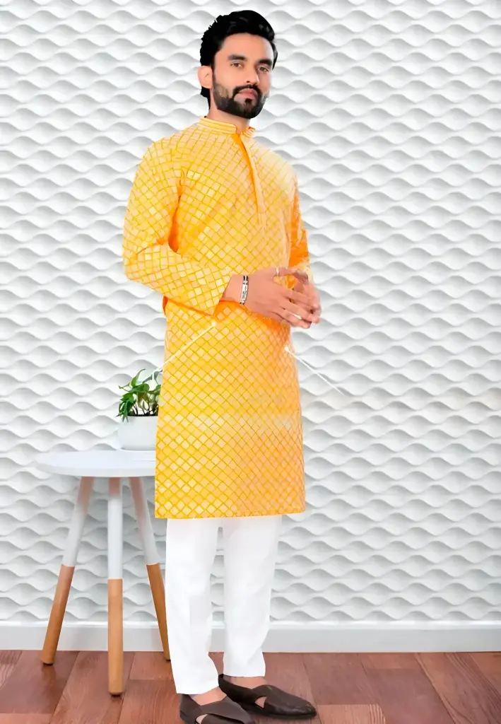 Stylish Men's Embroidery Kurta_479