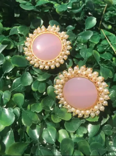 [95] Pearl Simple Studs_95