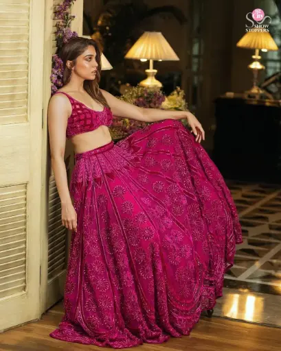 [541] Pink spotlight lehenga choli _541