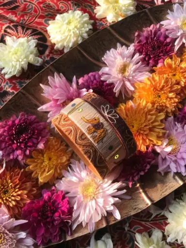 [556] Thread art handmade bangles_556