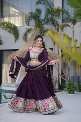 [561] Designer Party Lehenga Choli & Dupatta Set_561