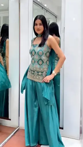 [569] The Jodhpur Kaleidoscope Panelled Lehenga_569