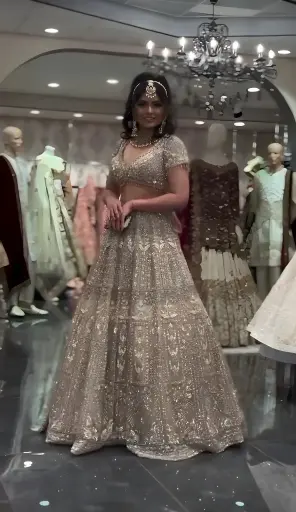 [582] The Skin Lilac Dream Lehenga_582