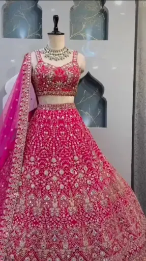 [604] Pink Blush Crop Top For Wedding_604