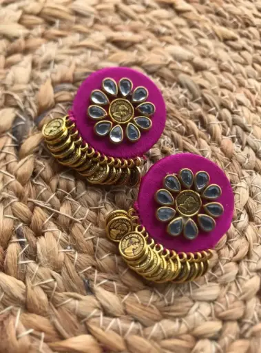 Coin Charm Studs_150