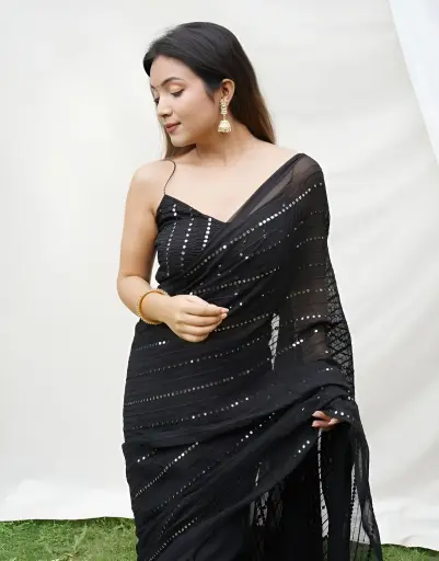 [204] Lucknow Chikankari Saree_204
