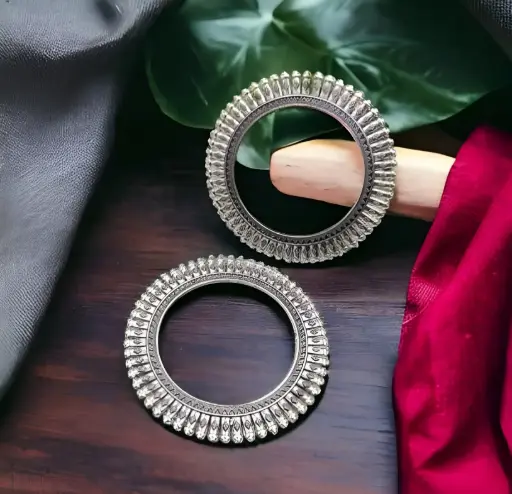 [221] Royal Radiance Oxidised Bangles_221