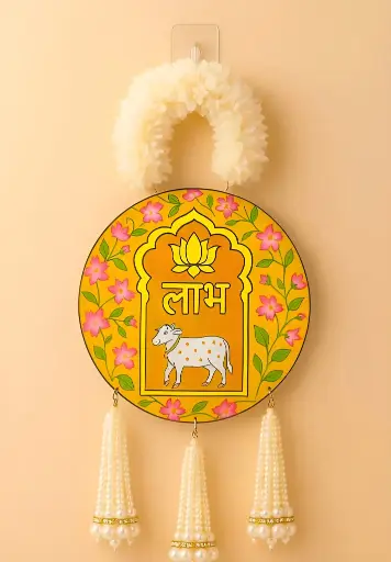 [408] Shubh Labh Hanging Decorative Toran_408
