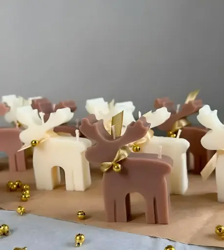 [420] Reindeer 2 pieces Candles_420