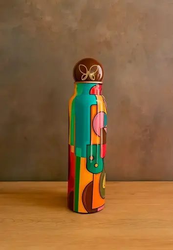 [455] Multifaces Pure Copper Bottle 950M_455
