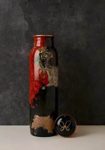 [457] Lightning Thread Pure Copper Bottle 950ML_457