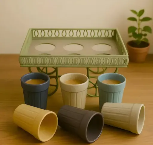 [463] Set of 6 Premium Handcrafted Ceramic Kulhad_463