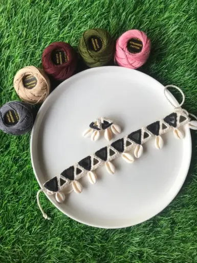 Triangle Double Colour Choker Set_499