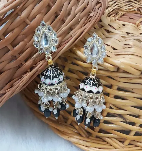 [49] HandCrafted Jhumka Earrings(I)